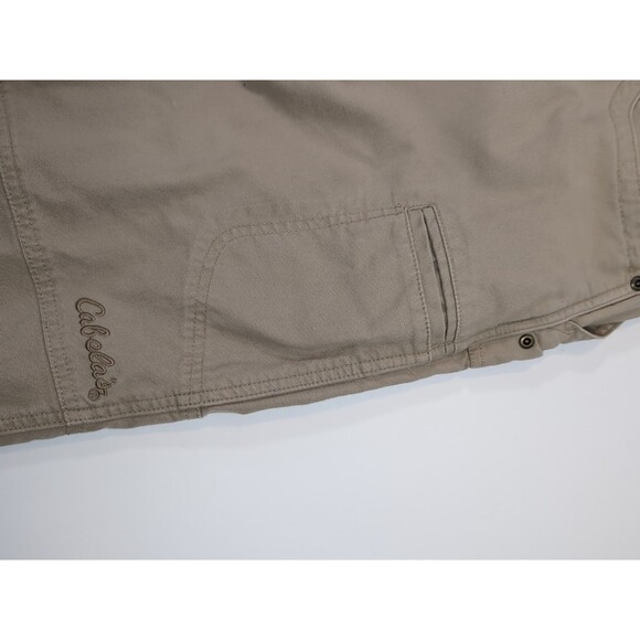 Cabela's 9-Pocket Cargo Hiking Pants Men's Size 36x30” Straight Leg Khaki Brown - Picture 7 of 11